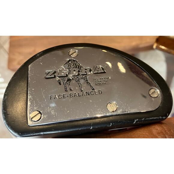 Zebra 35" Left Handed Putter Face Balanced Golf Club Factory Grip Made in USA - Picture 1 of 11